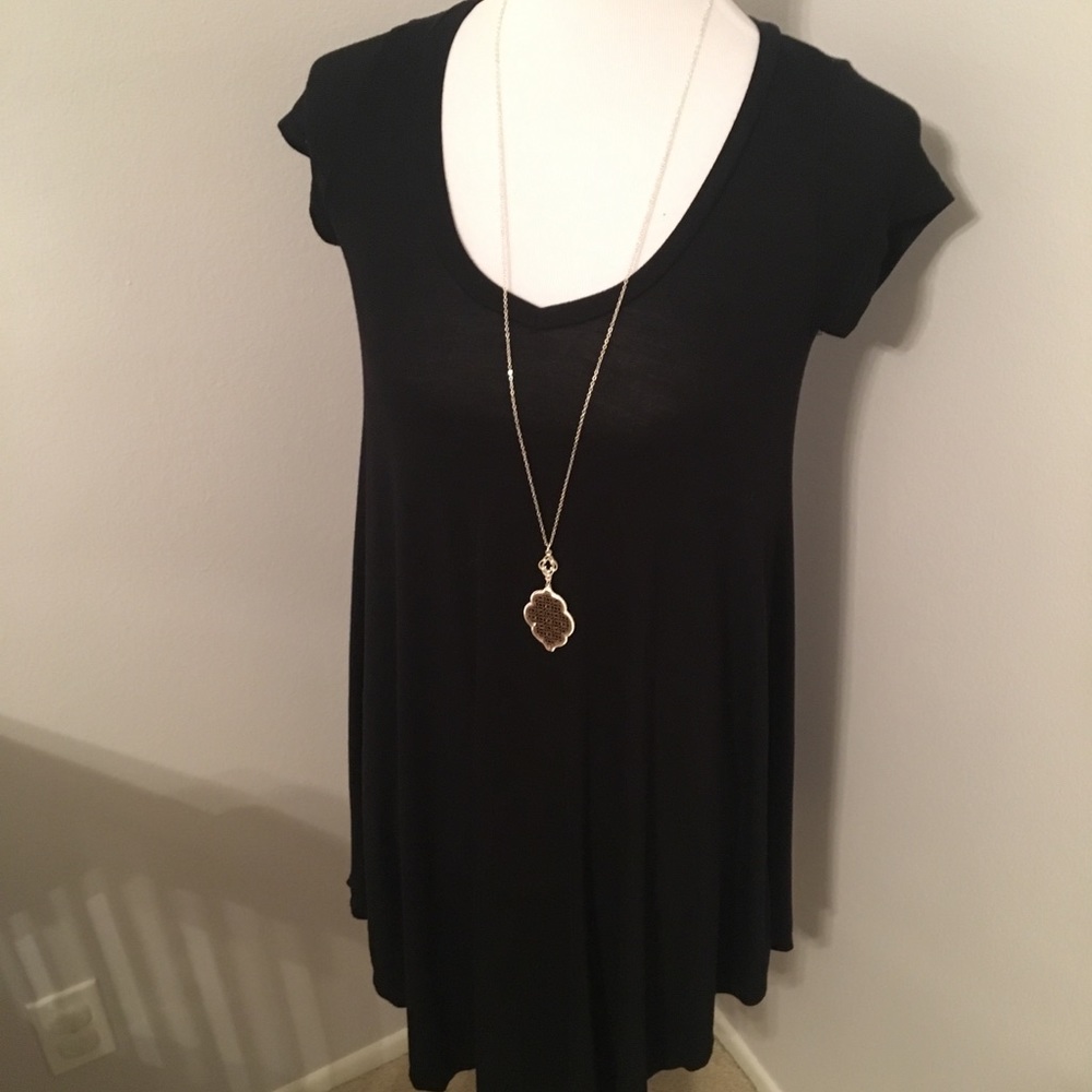 Black swing dress size small